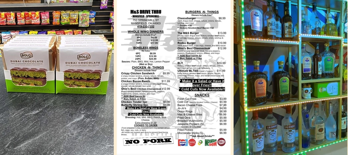 Stop and go drive Thur&smoke shop Mansfield