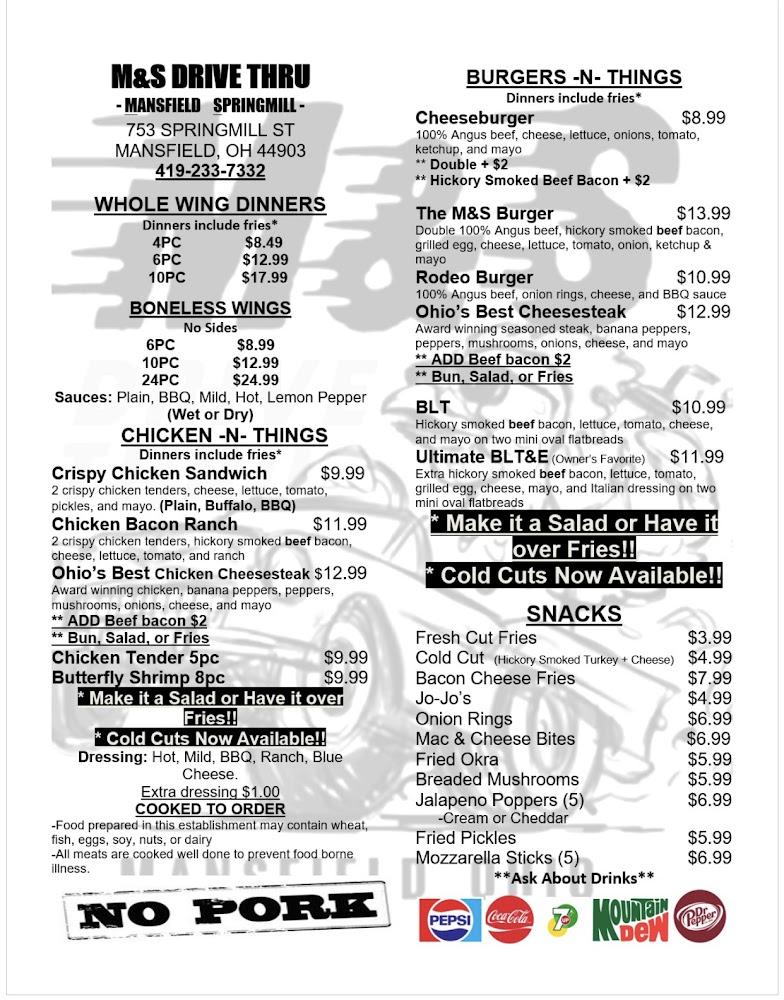 Stop and go drive Thur&smoke shop Dish 1